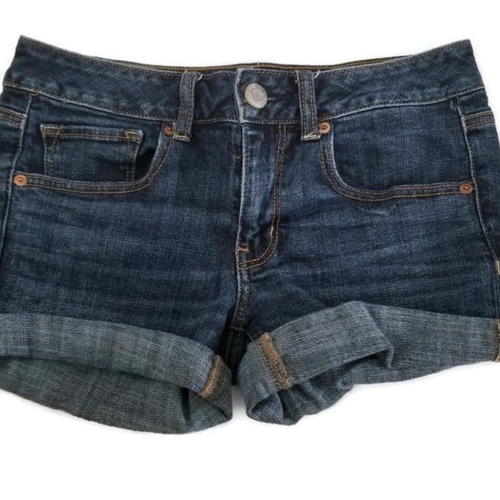 AMERICAN EAGLE OUTFITTERS JEAN SHORTS - Picture 1 of 6